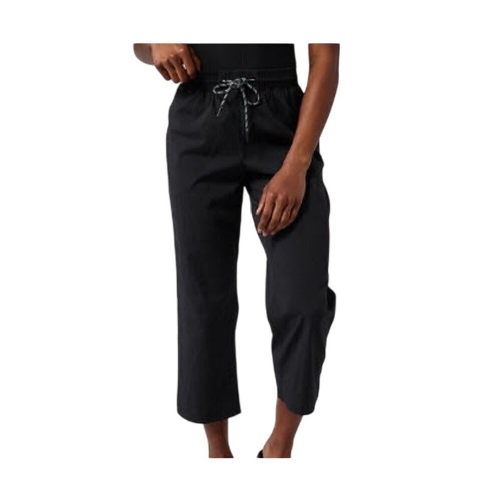 Athleta Trekkie Straight Crop 6 Tall Black